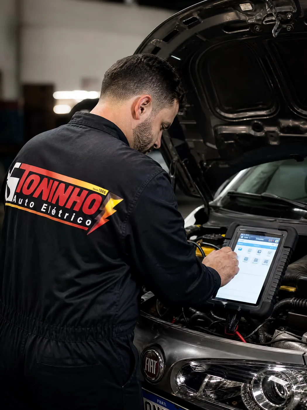 Diagnóstico computadorizado na Toninho Auto Elétrica
